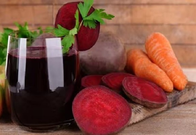 Beetroot and Carrot Juice