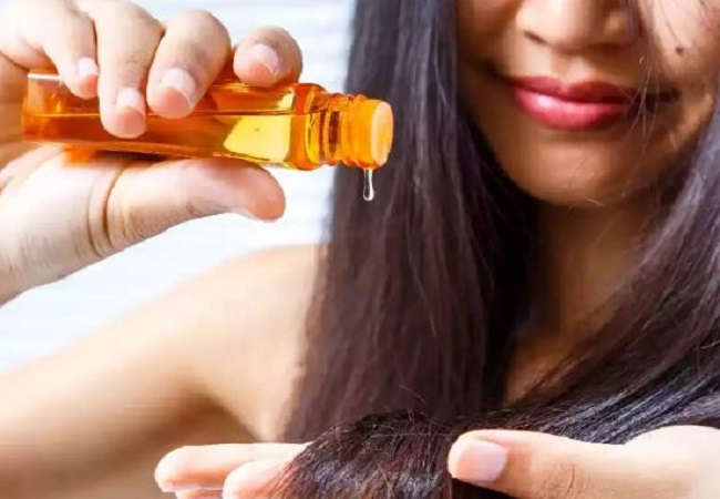 Correct way of applying hair oil