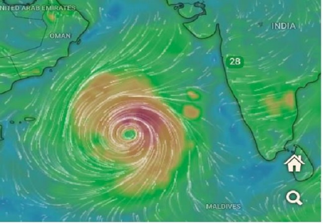 Cyclone Tej : सावधान! अरब सागर में आ रहा बड़ा तूफान… चक्रवात ‘तेज’ में बदल सकता है निम्न दबाव का क्षेत्र