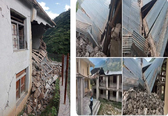 Earthquake in Nepal : एक घंटे में चार बार डोली नेपाल की धरती, वीडियो में देखें भूकंप से तबाही का मंजर