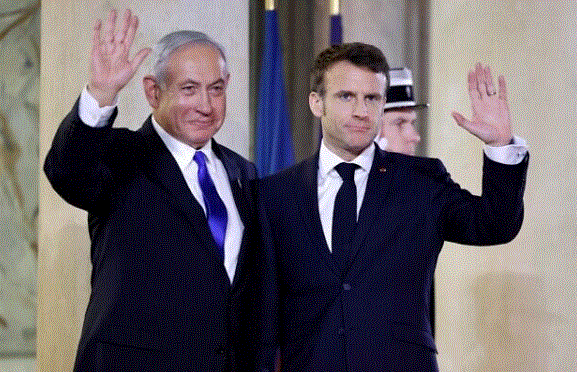 Israel-Hamas War : फ्रांस राष्ट्रपति Emmanuel Macron इजरायल पहुंचे , नेतन्याहू से करेंगे मुलाकात
