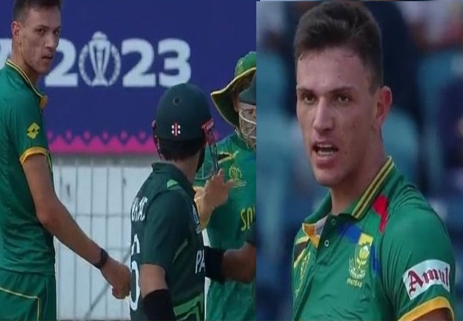 PAK vs SA WC Match: रिजवान ने की यानसेन से भिड़ने की कोशिश, फिर कोइट्जे ने दिखाया बाहर का रास्ता