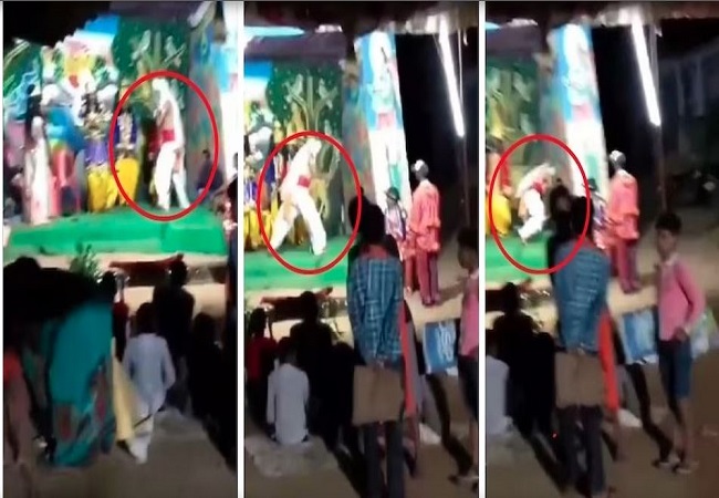 Video Viral : ‘धनुष किसने तोड़ा…’ यह बोलते ही ‘परशुराम’ रामलीला मंच पर गिर पड़े, फिर हार्ट अटैक से मौत, कलाकार स्तब्ध