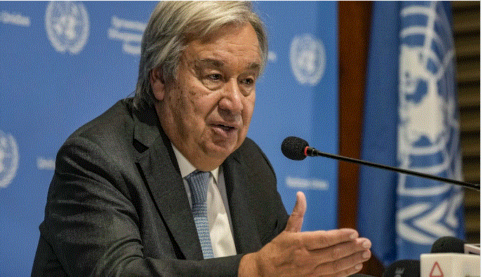 Israel-Hamas War : इजराइल का उत्तरी गाजा को खाली करने का आदेश ‘बेहद खतरनाक’- UN chief Antonio Guterres