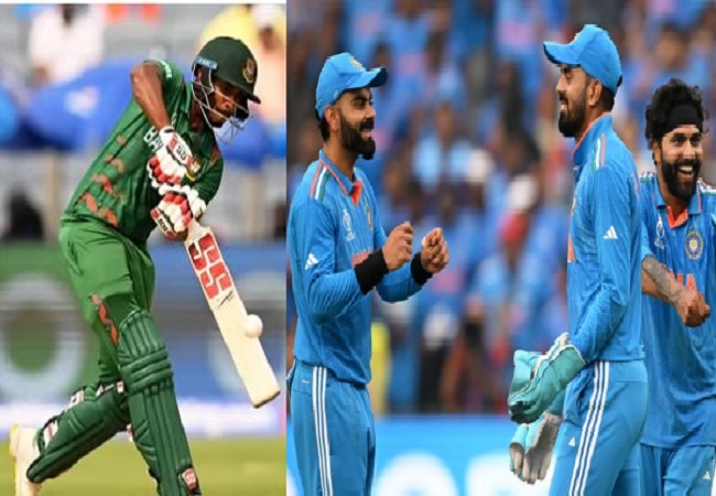 ODI World Cup IND Vs BAN: बांग्लादेश ने भारत को दिया 257 रनों का लक्ष्य