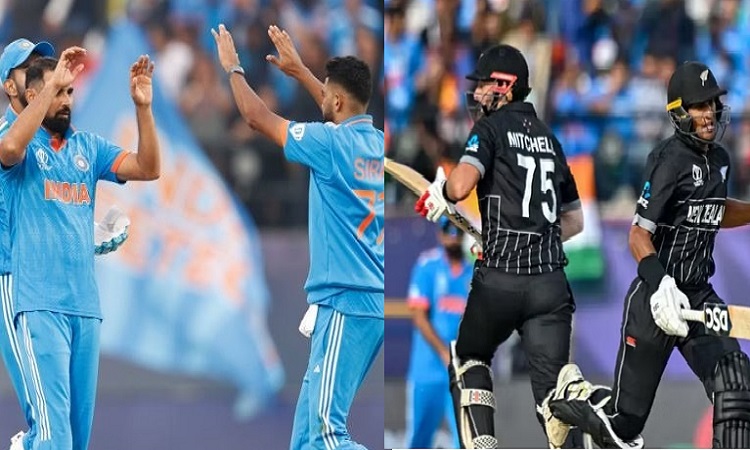 ODI World Cup IND vs NZ: न्यूजीलैंड ने भारत को दिया 274 रनों का लक्ष्य, शमी ने झटके पांच विकेट