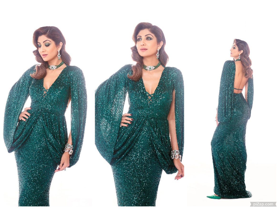 Shilpa Shetty Hot Pic: Shimmery Green में Shilpa Shetty ने शेयर की बेहद हॉट तस्वीरें