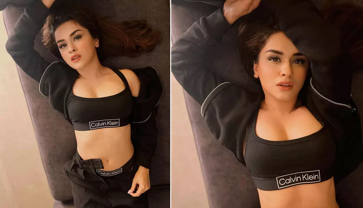 Avneet Kaur Hot Pic: अवनीत कौर ने ब्राउन एंड ब्लैक कलर की ड्रेस में गिराई बिजली, तस्वीरों ने मचाया तहलका