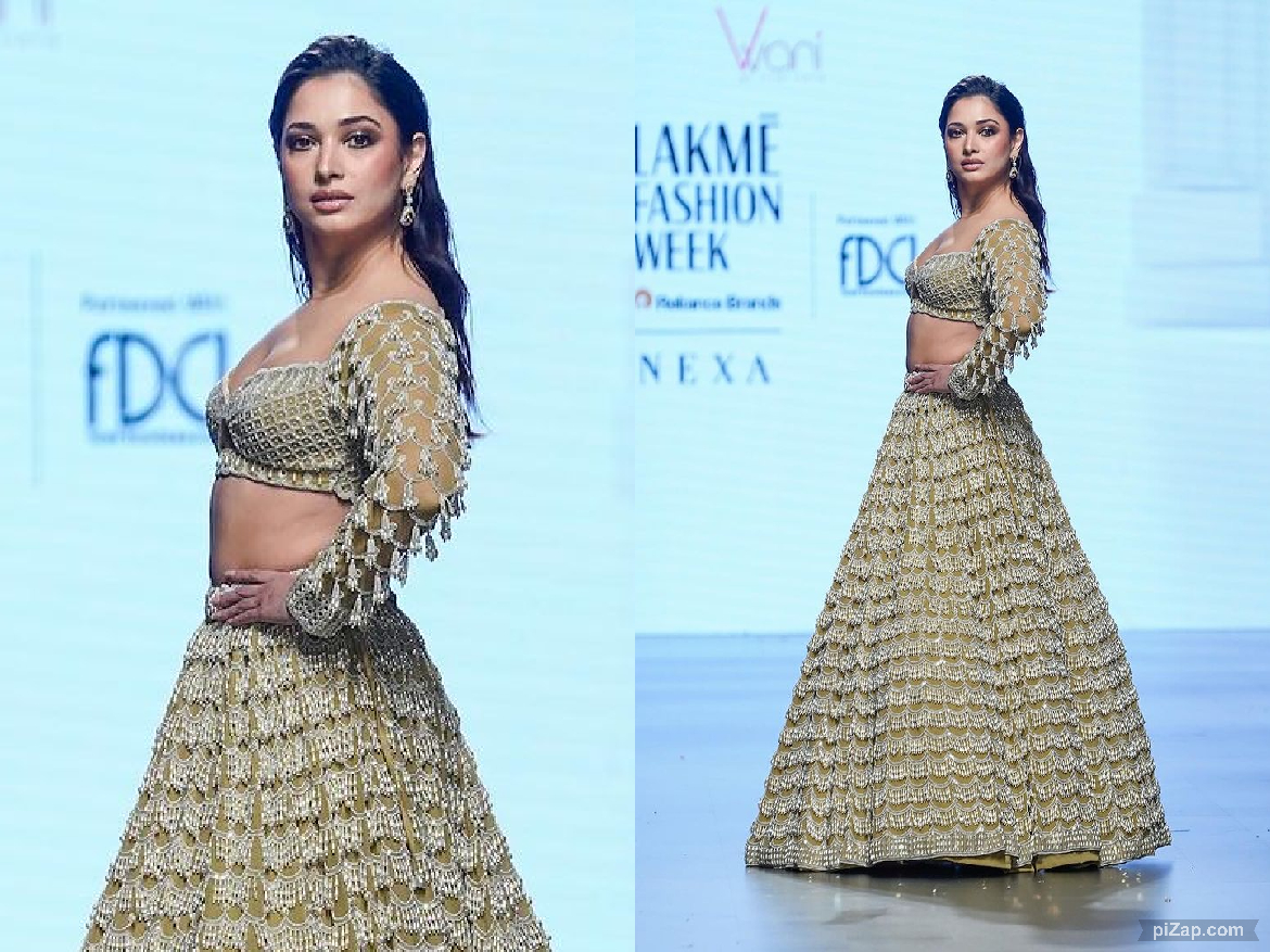 Lakme Fashion Week 2023: Tamannaah Bhatia ने हॉट और खूबसूरत लहंगा पहन फैशन वीक में लगाई आग