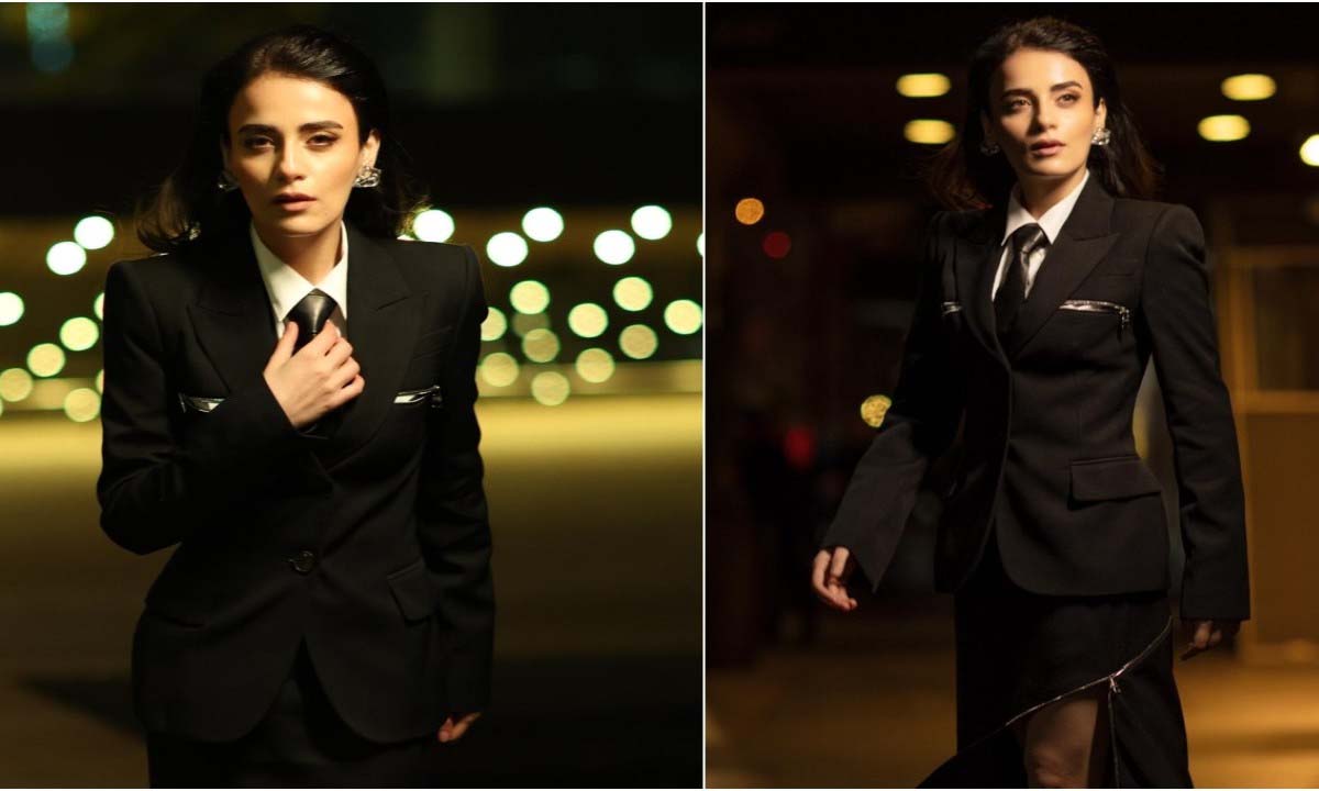 Radhika Madan hot pic: एलेक्जेंडर मैकक्वीन ब्लैक सूट में राधिका मदान ने शेयर की हॉट तस्वीरें