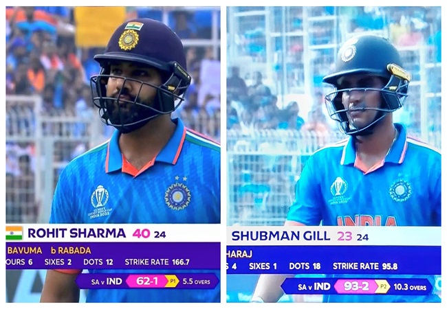 IND vs SA Live Update: भारत को 93 के स्कोर पर लगा दूसरा झटका, गिल 23 रन बनाकर आउट