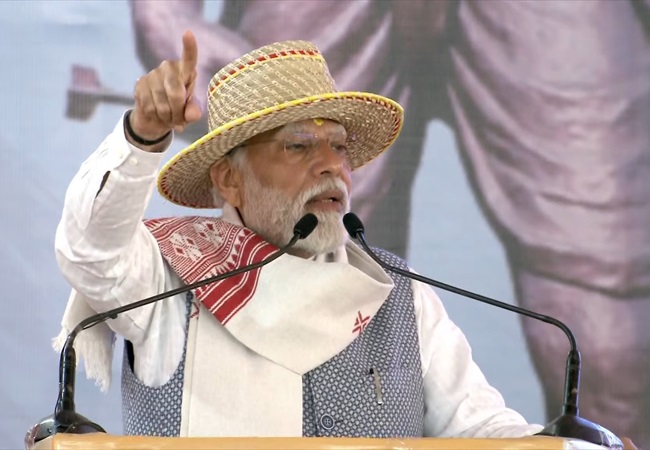 PM नरेंद्र मोदी ने खूंटी में कहा- पीएम जनजाति आदिवासी न्याय महा अभियान जनजातियों को सशक्त करेगा