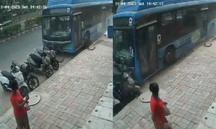 Delhi News: तेज रफ्तार अनियंत्रित DTC बस ने कई वाहनों को मारी टक्कर, चपेट में आने से युवक की हालत गंभीर