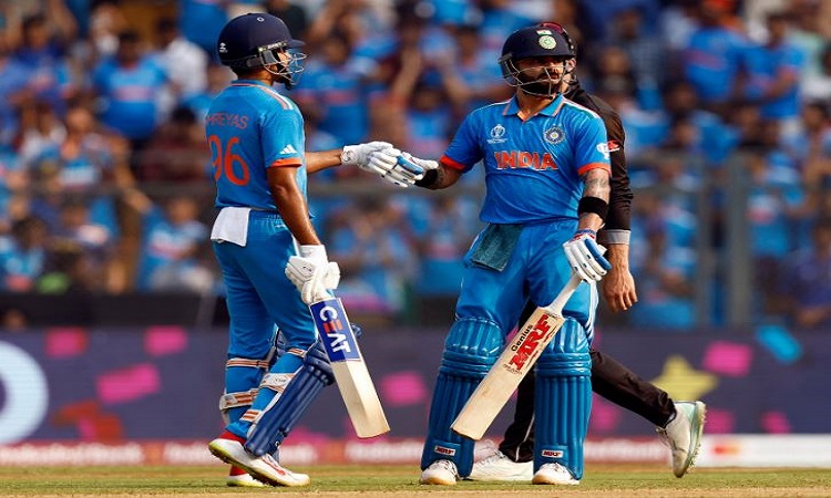 ODI World Cup 2023: भारत ने न्यूजीलैंड को दिया 398 रन का लक्ष्य, विराट-श्रेयस ने लगाए शतक