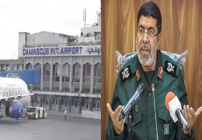 Attack on Damascus Airport: दमिश्क एयरपोर्ट हमले पर ईरानी ने दी प्रतिक्रिया, IRGC कमांडरों की मौत की खबर को नकारा