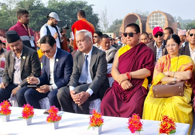 लुबिनी में भारत-नेपाल सांस्कृतिक उत्सव का आयोजन,भरतनाट्यम की प्रस्तुति कर नेपाली छात्रों ने दिया भाई-चारे का सन्देश