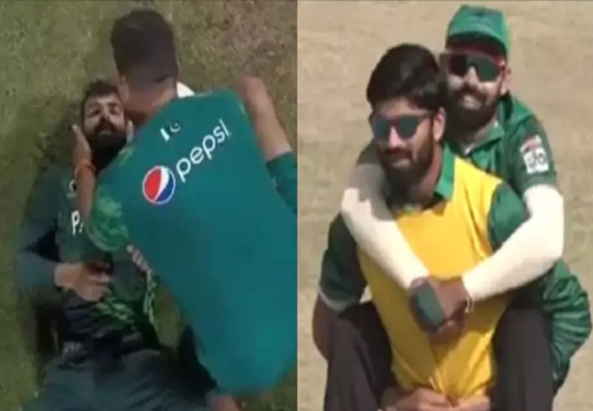 Watch : कंगाल पाकिस्तान क्रिकेट के पास स्ट्रेचर भी नहीं! चोटिल इंटरनेशनल खिलाड़ी को कंधे पर ले जाया गया बाहर