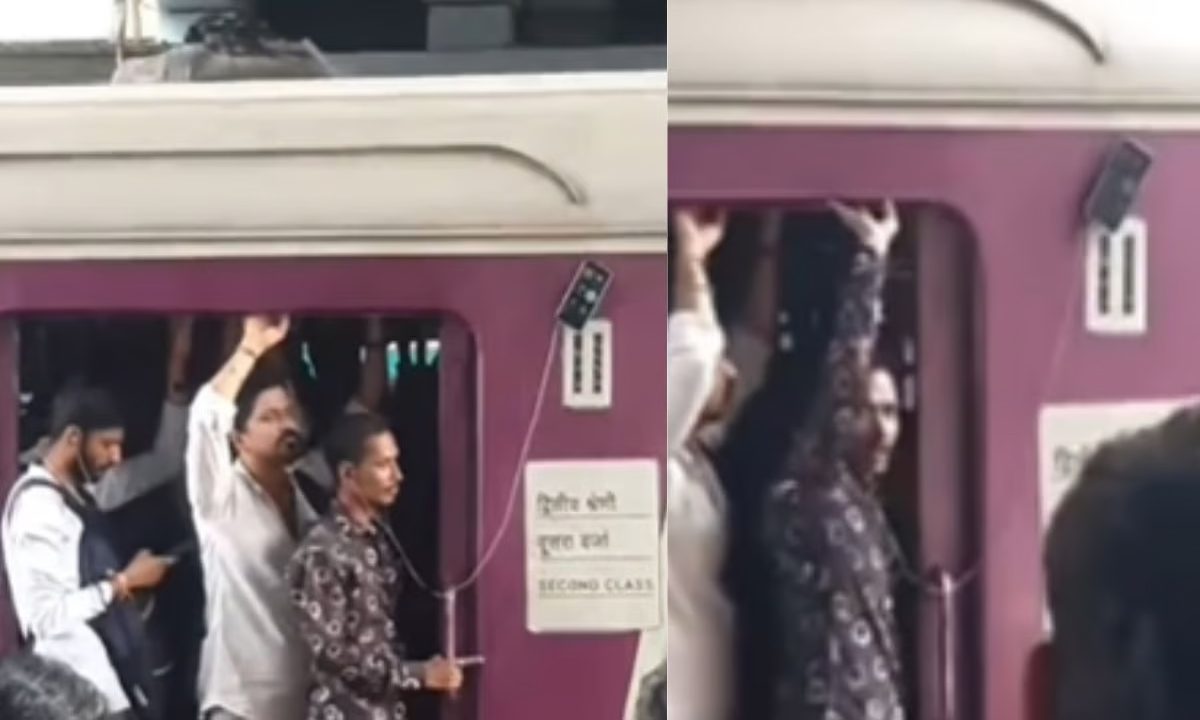 Viral Video: चलती ट्रेन में शख्स ने किया मोबाइल स्टंट, यात्री का तरीका देख उड़ गए सबके होश