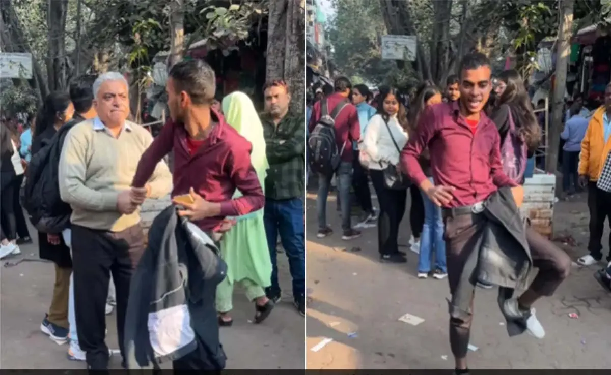 Shocking Video: मार्केट में शख्स ने रील बनाने के लिए किया गजब काम, वीडियो देख उड़े सबके होश