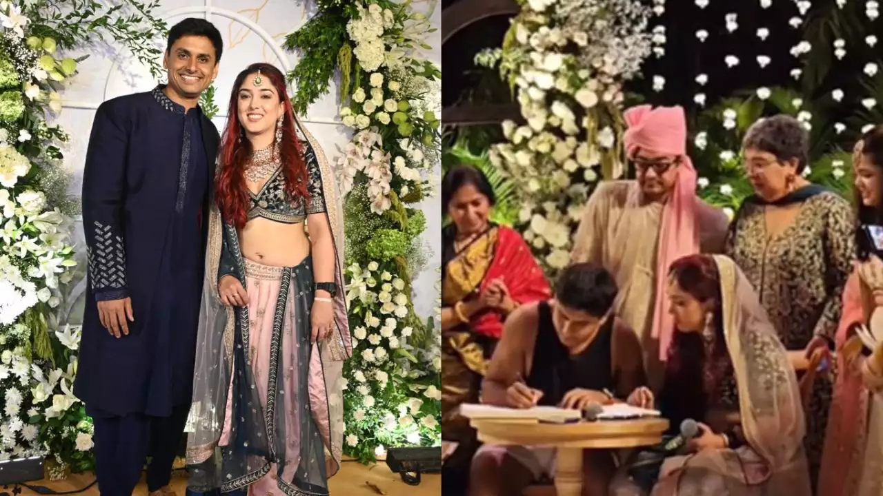 Nupur Shikhare and Ira Khan’s wedding: इरा खान और नुपुर शिखरे की शादी का वीडियो वायरल, आमिर -किरण ने किया डांस