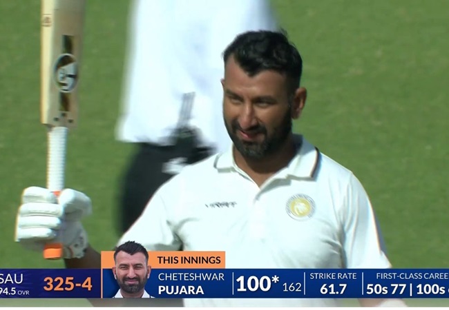 Cheteshwar Pujara Ranji Hundred : धमाकेदार शतक जड़कर पुजारा ने ठोंका वापसी का दावा, शुबमन गिल की होगी छुट्टी!