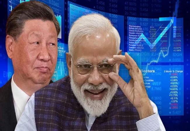 भारतीय शेयर बाजार का दुनिया में बजा डंका, हांगकांग को पछाड़ चौथा सबसे बड़ा शेयर बाजार बना भारत, टेंशन में आया चीन