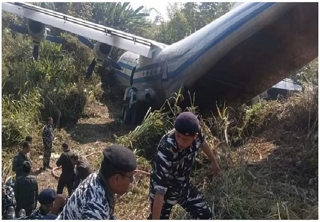 Mizoram News : म्यांमार का सैन्य विमान मिजोरम मेंलेंगपुई एयरपोर्ट पर हुआ हादसे का शिकार, रनवे से फिसला, छह घायल