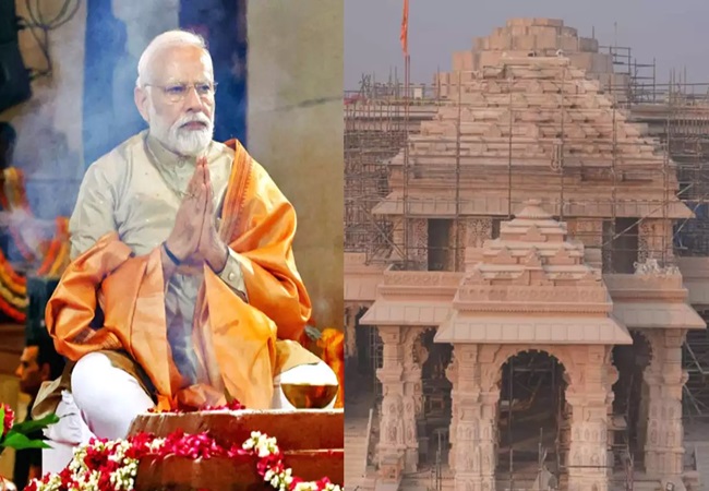 Ayodhya Ram Mandir Live : पीएम मोदी कल अयोध्या में बिताएंगे चार घंटे, जानें मिनट-टू-मिनट कार्यक्रम