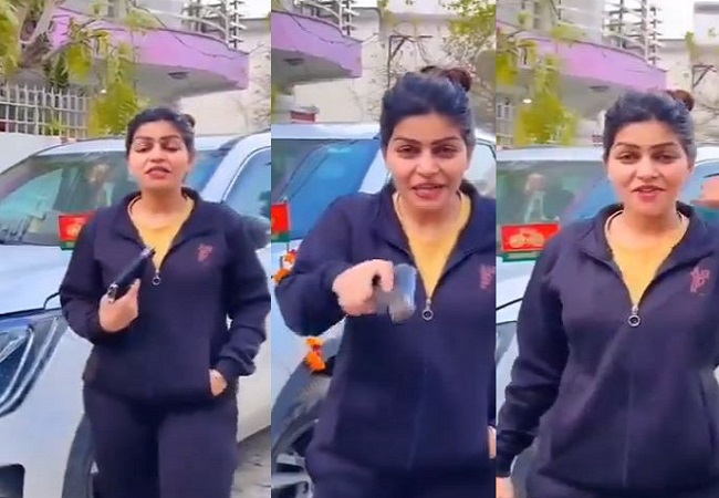 Video of girl waving pistol in her hand goes viral