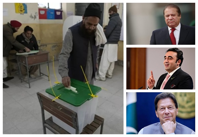Pakistan Voting : पाकिस्तान में आम चुनाव के लिए वोटिंग जारी; नवाज, बिलावल और इमरान में टक्कर