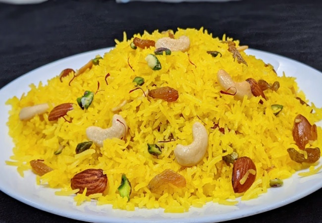 sweet yellow rice