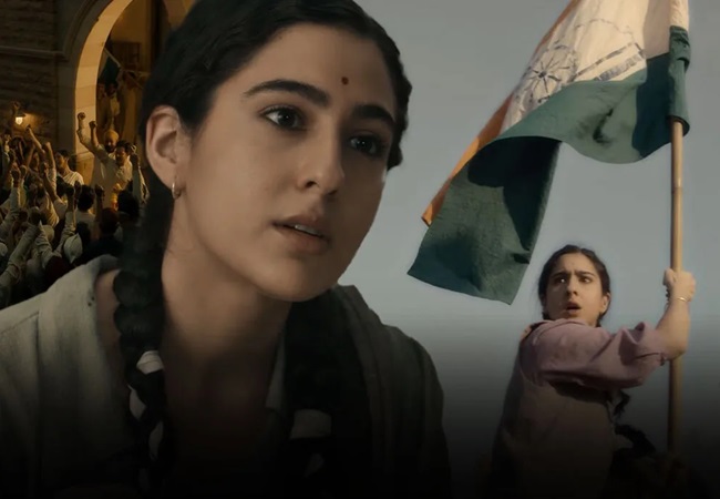 Ae Watan Mere Watan Trailer : हाथों में तिरंगा थामे सारा अली खान, ‘करो या मरो’ की लगा रहीं ललकार
