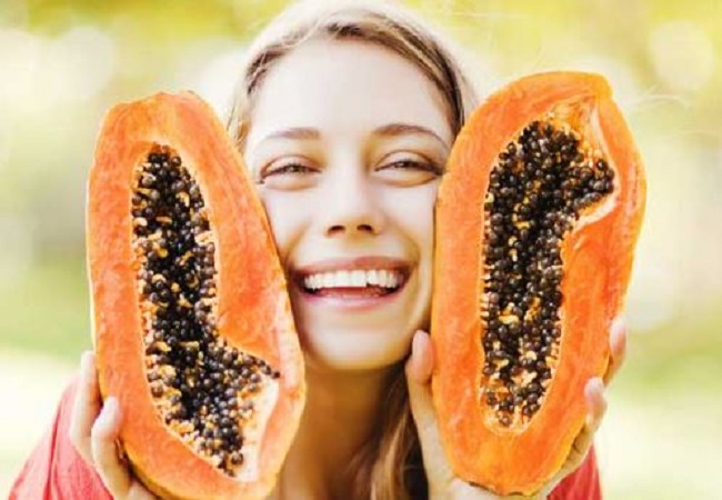 Papaya peel helps in keeping the skin young