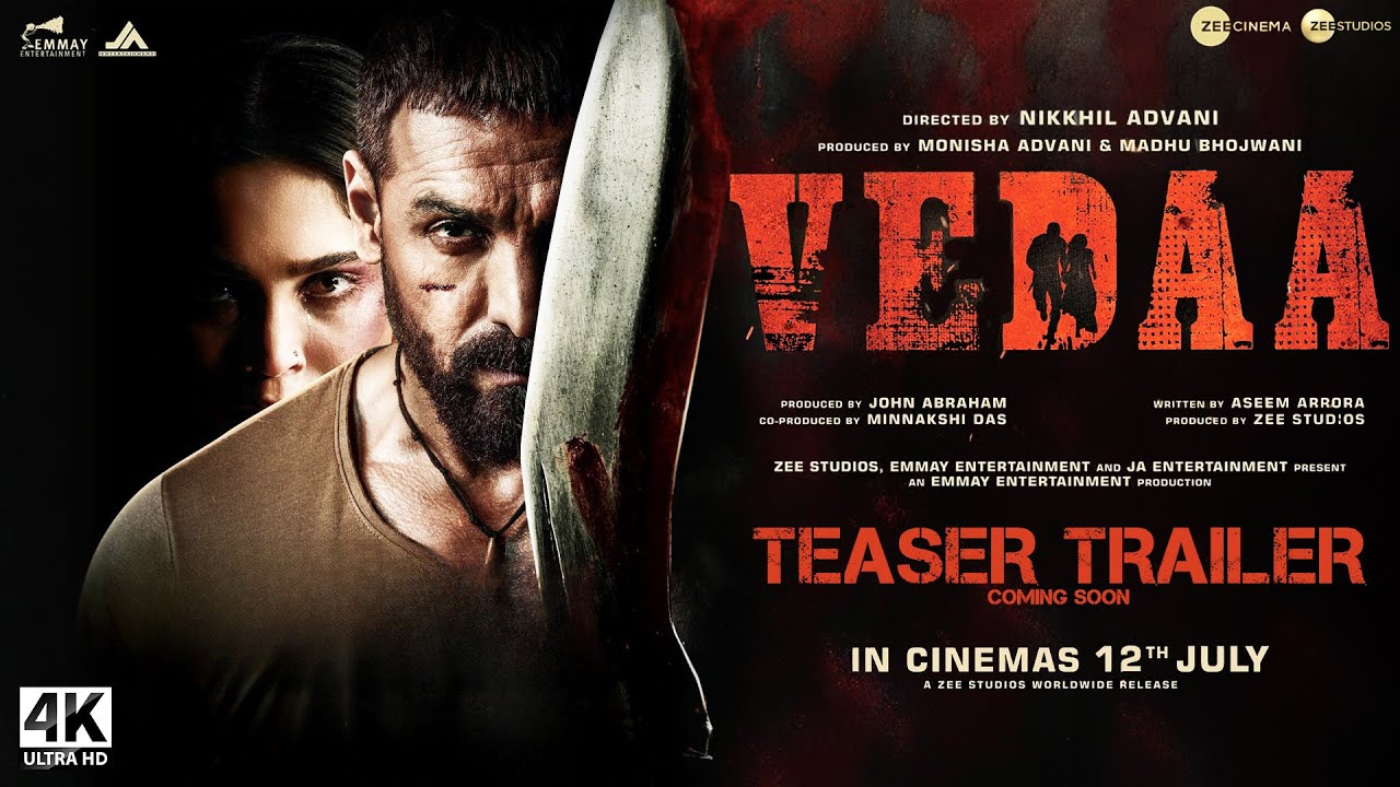 Veda teaser released: जॉन अब्राहम की फिल्म वेदा का ऑफिशियल टीजर रिलीज