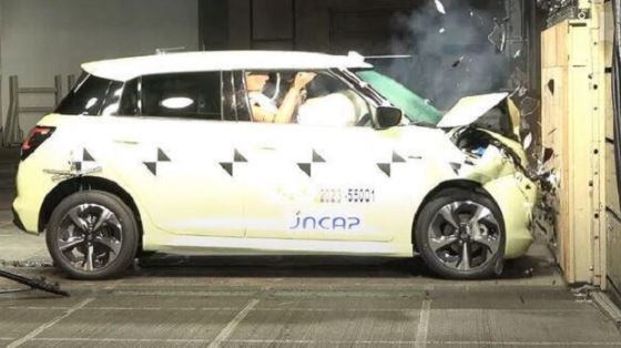 4th Gen Swift crash test :  Japan NCAP क्रैश टेस्ट में 2024 सुजुकी स्विफ्ट को मिली 4 स्टार रेटिंग , जानें कितने अंक मिले