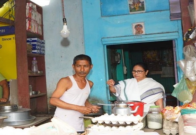 Viral Photos: जब चाय की टपरी पर अचानक पहुंच कर मुख्यमंत्री ममता बनर्जी बनाने लगी चाय, फोटोज हो रही है खूब वायरल