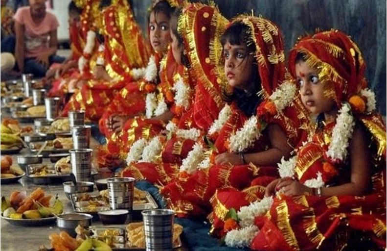 Chaitra Navratri 2024 :चैत्र नवरात्रि की नवमी तिथि पर कन्या पूजन का विधान, जानें विधि