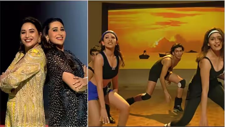 Madhuri and Karisma Dance Video: दिल तो पागल है के गाने पर माधुरी दीक्षित और करिश्मा कपूर ने दी परफॉर्मेंस