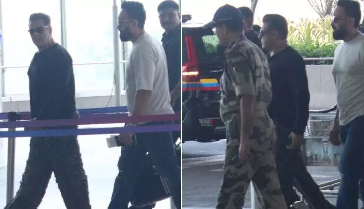 Salman Khan Video: गोली चलने के बाद कड़ी सुरक्षा के साथ एयरपोर्ट पर स्पॉट हुए सलमान खान