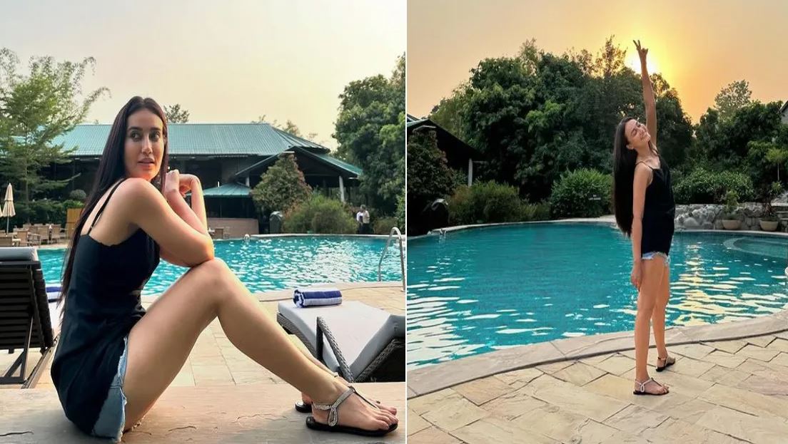 Surabhi Jyoti photos: सुरभि ज्योति ने Swimming pool कराया ग्लैमरस लुक्स में फोटोशूट, हॉट तस्वीरें हुई वायरल