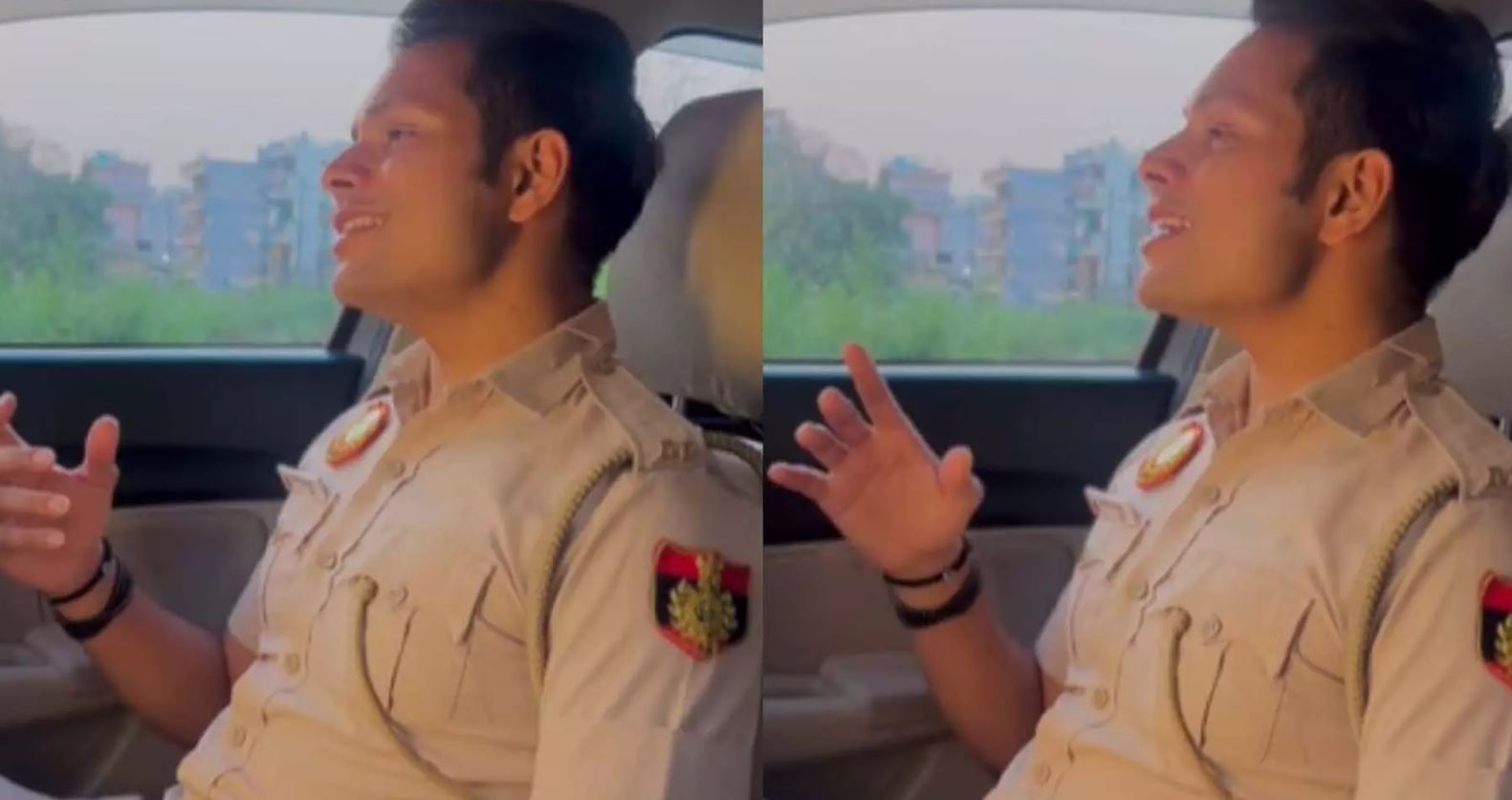 Delhi policeman Rajat Rathore Video: दिल्ली पुलिसकर्मी ने लापता लेडीज फिल्म का ओ सजनी रे गाया गाना