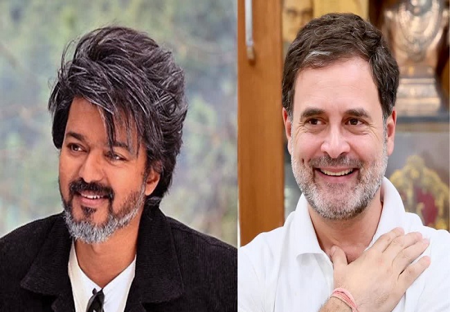 Actor Vijay Congratulates Rahul Gandhi : थलापति विजय ने लोकसभा में विपक्ष का नेता चुने जाने पर राहुल गांधी को दी बधाई