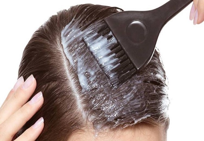 Hair mask for blackening white hair