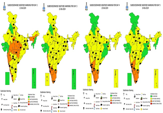 IMD New Alert : यूपी समेत इन राज्यों में अब अगले तीन से चार दिनों तक झमाझम बारिश की संभावना