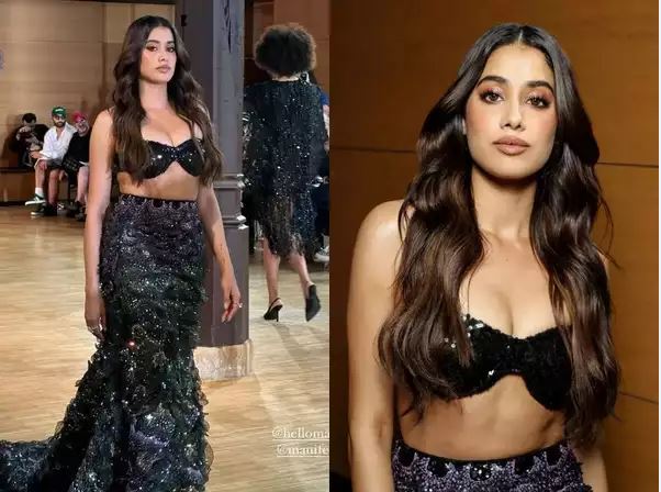 Paris Haute Couture Week: पेरिस हाउते कॉउचर वीक में जान्हवी कपूर ने मरमेड-स्टाइल गाउन में लूटी महफिल