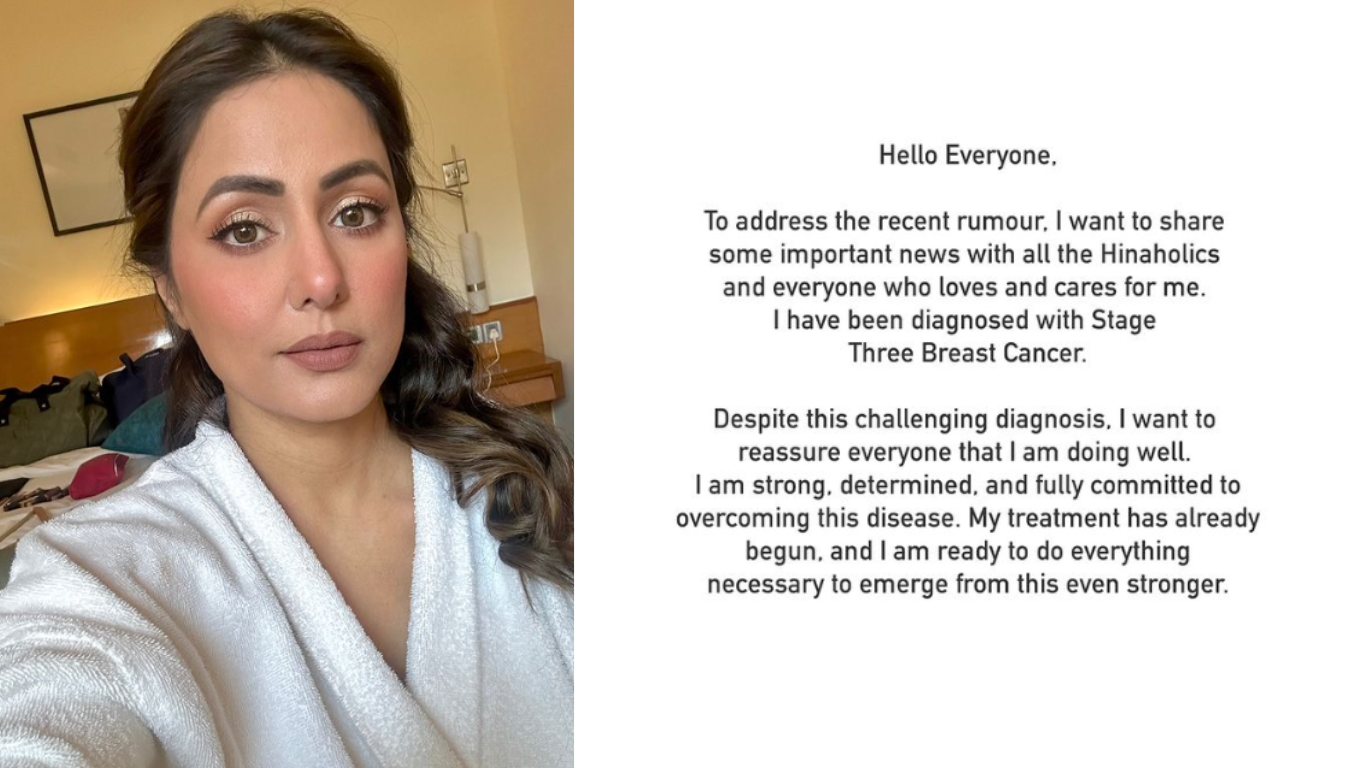  Hina Khan Cancer: जानलेवा बीमारी तीसरे स्टेज में पहुंची हिना खान, पोस्ट शेयर कर कहा- कैंसर से लड़ रही हूं …