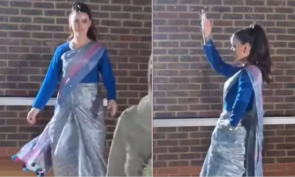 Girl Dance Video: पंजाबी गाने पर साड़ी पहन महिला ने किया गजब डांस, मुव्स देख लाखों हुए दीवाने