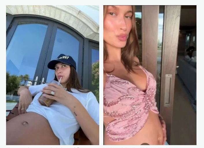 Hailey Bieber Pregnancy: जस्टिन बीबर की पत्नी Hailey Bieber ने शेयर की बेबी बंप की तस्वीरें