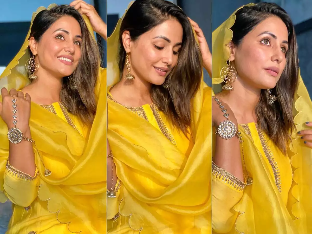 Hina Khan Hot pic: हिना खान ने लेटेस्ट ट्रेडिशनल आउटफिट में शेयर की गॉर्जियस तस्वीरें