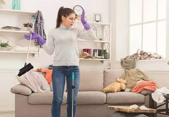 How to clean the house in less time